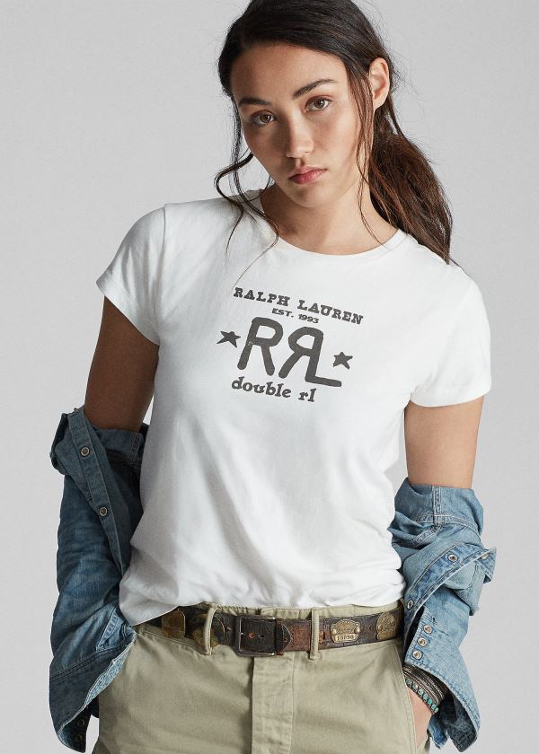 T Shirt Ralph Lauren Logo Crewneck Mulher 13896-BARL